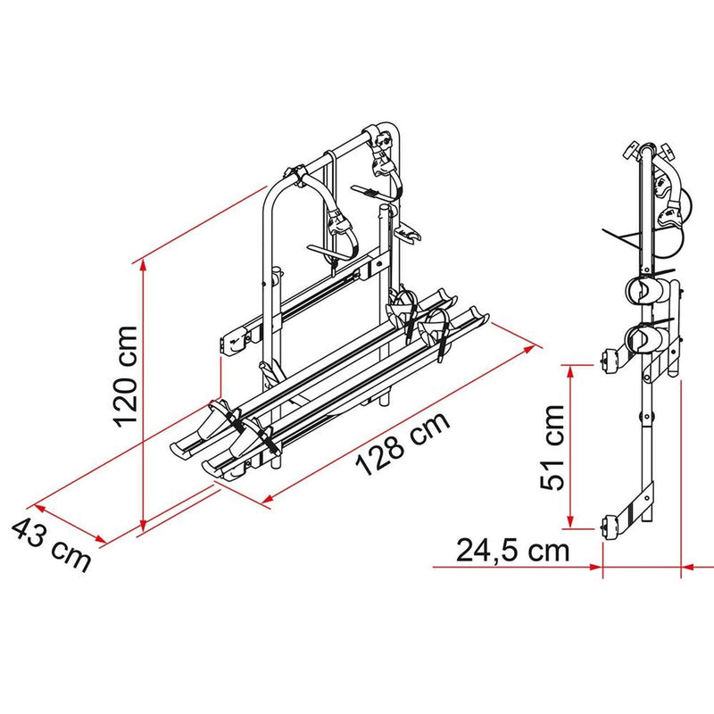 Fiamma Carry-Bike 200DJ Ducato 2001-2006 (02093A65A)