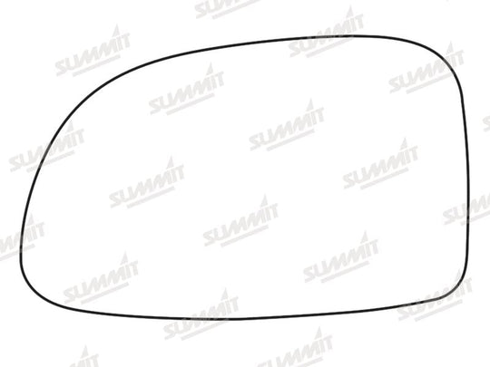 Summit Stick-On Standard Mirror Glass fits Daewoo Tacuma LHS - Summit - My Roof Bars