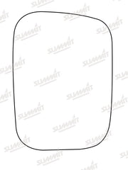 Summit Stick-On Commercial Mirror Glass fits Nissan Urvan 79 to 95 LHS - Summit - My Roof Bars