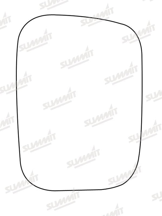 Summit Stick-On Commercial Mirror Glass fits Nissan Urvan 79 to 95 LHS - Summit - My Roof Bars