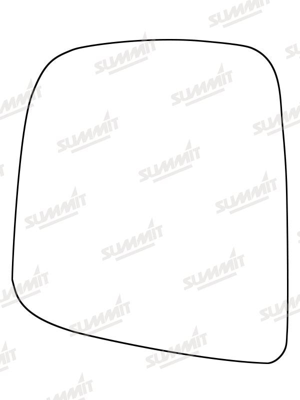 Summit Heated Backing Plate with Commercial Glass fits Nissan Nv200 Van 10-16 LHS - Summit - My Roof Bars