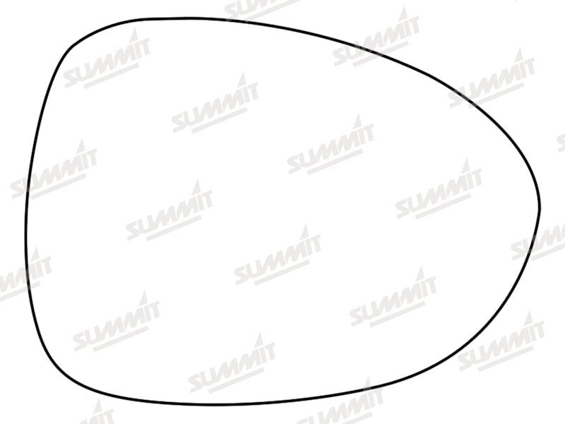 Summit Stick-On Standard Mirror Glass fits Mazda MX-5 10 to 16 RHS - Summit - My Roof Bars