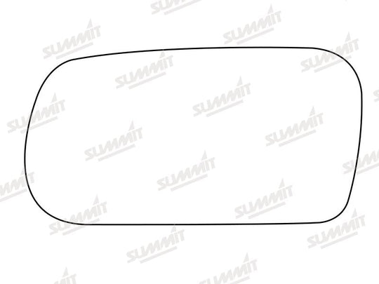 Summit Stick-On Standard Mirror Glass fits Honda Prelude LHS - Summit - My Roof Bars