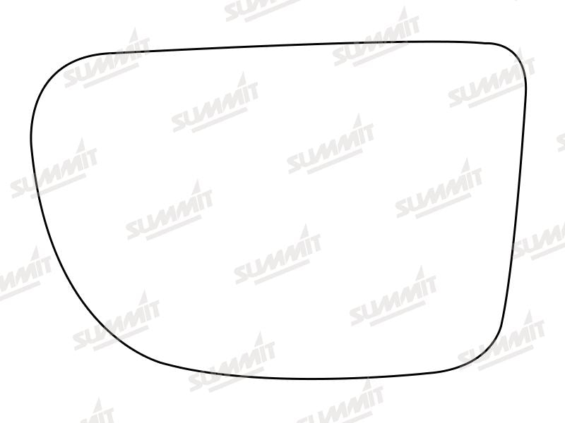Summit Stick-On Standard Mirror Glass fits Daihatsu Sportrak RHS - Summit - My Roof Bars
