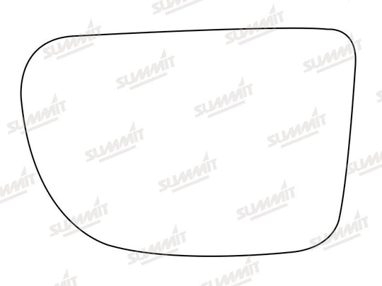 Summit Stick-On Standard Mirror Glass fits Daihatsu Sportrak RHS - Summit - My Roof Bars