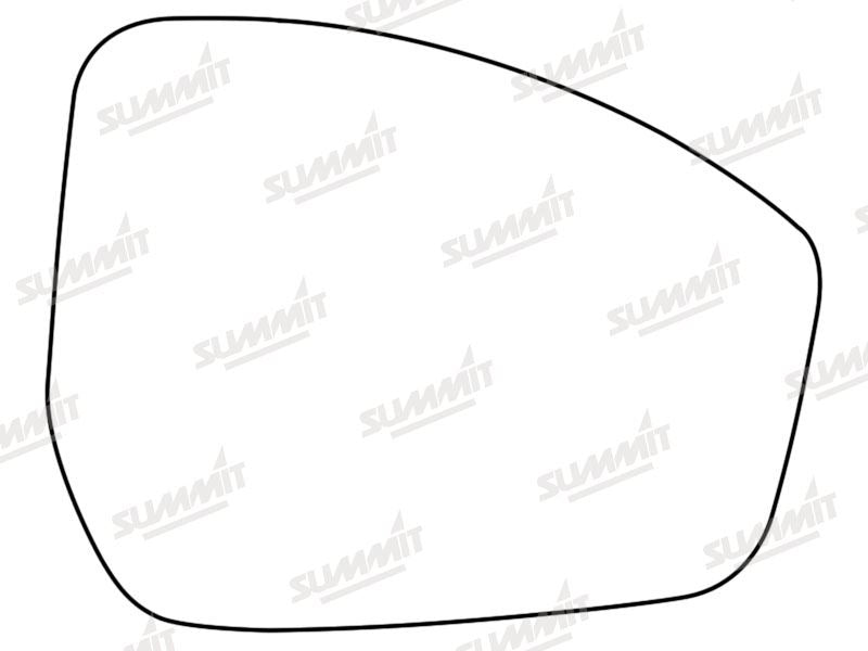Summit Stick-On Standard Mirror Glass fits Range Rover Evoque 14 on RHS - Summit - My Roof Bars