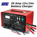 Maypole Heavy Duty Steel 20 Amp 12V/24V Car Van Tractor Battery Charger Mp730 - Town Tools - My Roof Bars