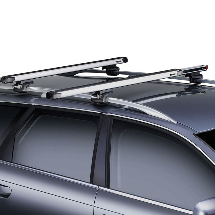 Thule SlideBar Evo Roof Bars Aluminum fits Mitsubishi Triton 2024- 4 doors with Normal Roof - Thule - My Roof Bars