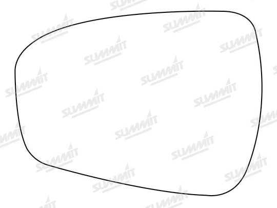 Summit Stick-On Aspheric Mirror Glass fits Ford Mondeo 12 on LHS - Summit - My Roof Bars