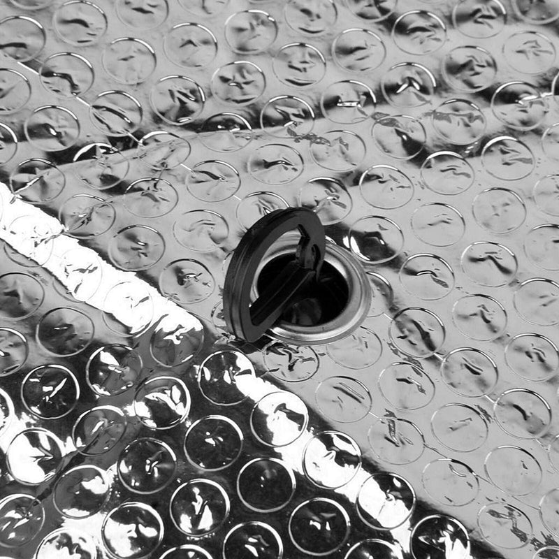 Sakura Windscreen Sunshade - Silver Reflective