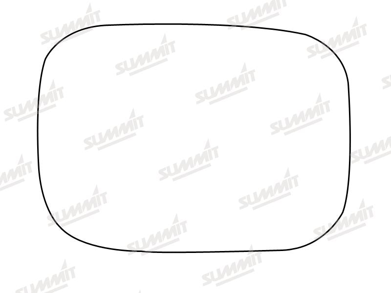 Summit Stick-On Commercial Mirror Glass fits Citroen C15 LHS RHS - Summit - My Roof Bars