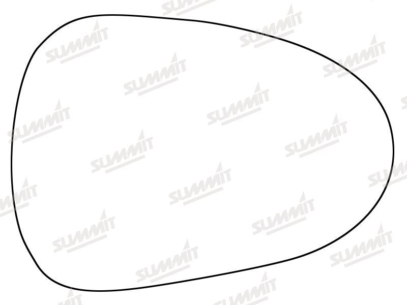 Summit Stick-On Standard Mirror Glass fits Seat Ibiza Exeo 08 on RHS - Summit - My Roof Bars
