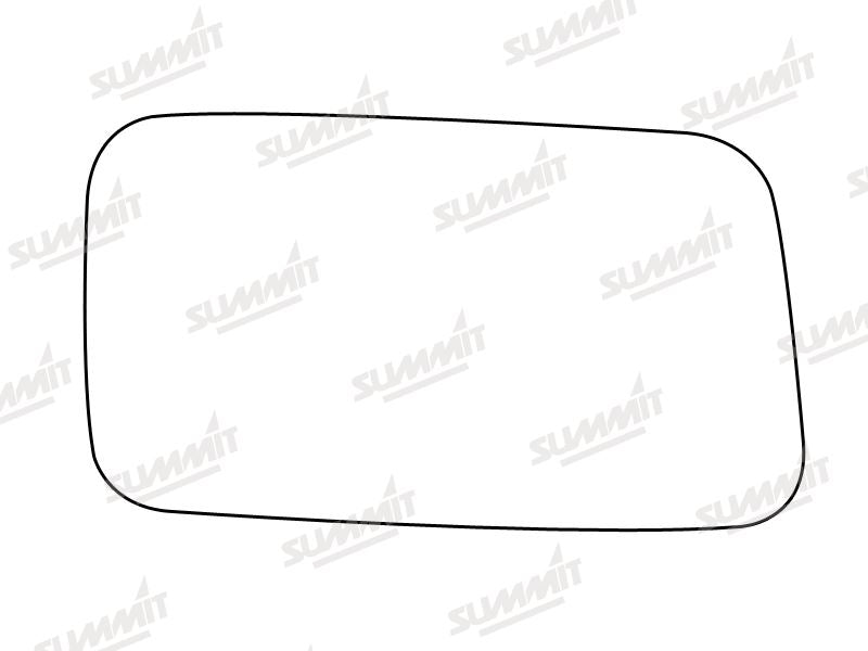 Summit Stick-On Standard Mirror Glass fits Fiat Panda RHS - Summit - My Roof Bars