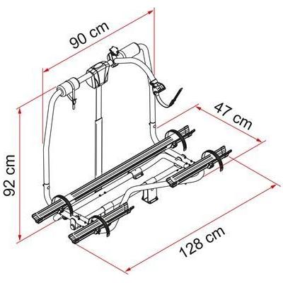 Fiamma Caravan Active A Frame 2 3 Carry Bike Bicycle Cycle Rack Carrier - Fiamma - My Roof Bars