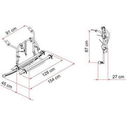 Fiamma Carry Bike Ford Transit Custom 2 Bike (Max 3 Bike) Cycle Carrier - Fiamma - My Roof Bars
