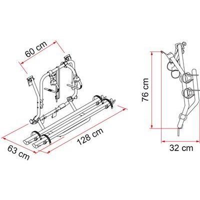 Fiamma Carry Bike Volkswagen VW T2 2 Bike Carrier Cycle Bicycle Van - Fiamma - My Roof Bars