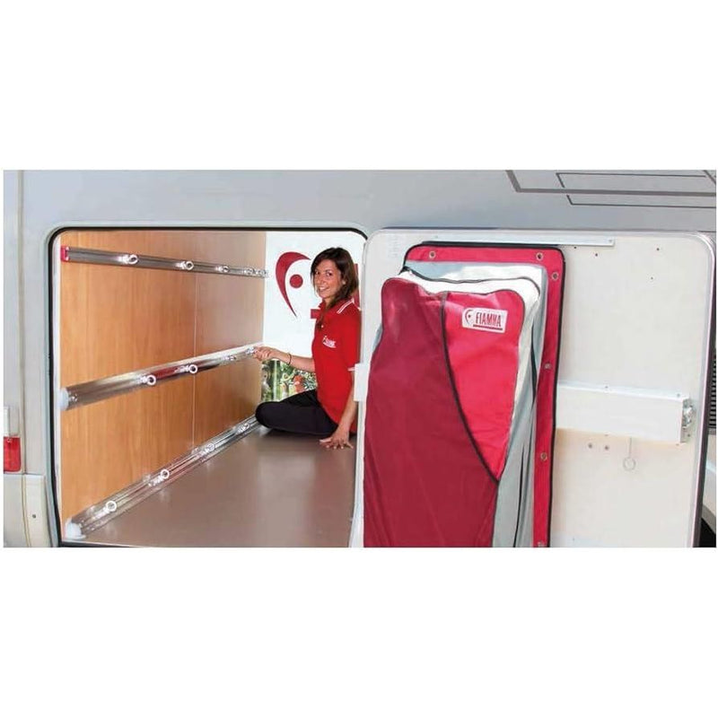 Fiamma Garage Storage Bars Premium 60 Wall Floor Fixings Caravan Motorhome Pair - Fiamma - My Roof Bars