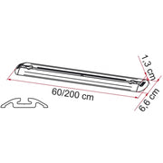 Fiamma Garage Storage Bars Premium 60 Wall Floor Fixings Caravan Motorhome Pair - Fiamma - My Roof Bars