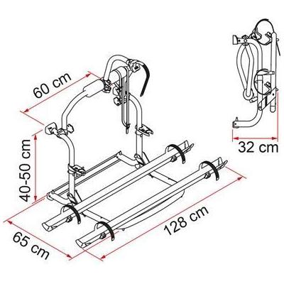 Fiamma Motorhome Carry Bike CL Black Cycle Carrier - Fiamma - My Roof Bars