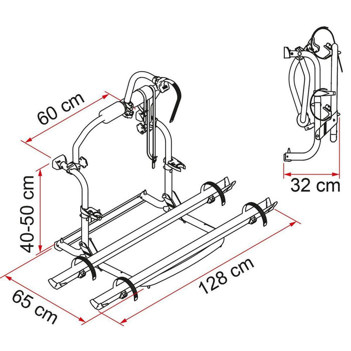 Fiamma Motorhome Carry Bike CL Black Cycle Carrier - Fiamma - My Roof Bars