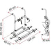 Fiamma Motorhome Carry Bike Pro Blue 2 Bike Upto 4 Bike Cycle Rack - Fiamma - My Roof Bars