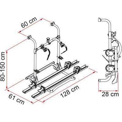 Fiamma Motorhome Carry Bike Pro Electric Bike Carrier - Fiamma - My Roof Bars