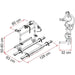 Fiamma Motorhome Carry Bike Pro M Blue - 2 upto 4 Bicycle Cycle Carrier - Fiamma - My Roof Bars