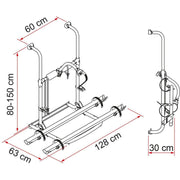 Fiamma Motorhome Carry Bike UL Black 2 Cycle Carrier - Fiamma - My Roof Bars