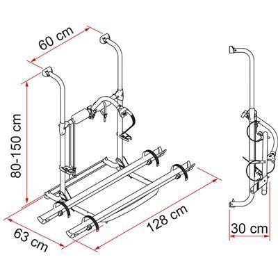 Fiamma Motorhome Carry Bike UL Black 2 Cycle Carrier - Fiamma - My Roof Bars