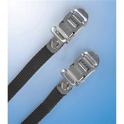 Fiamma Pair of Black Safety Sercuring Straps for Carry Bike Cycle Bicycle Rack