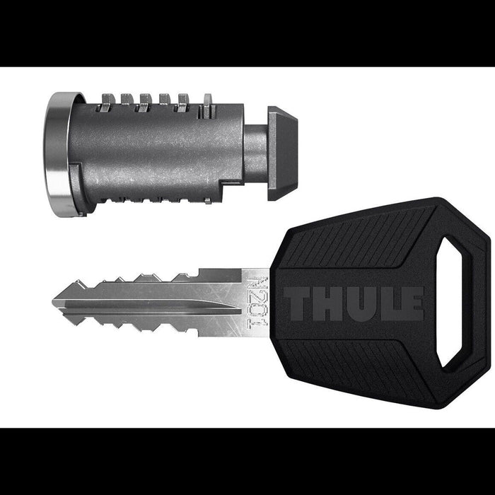 Thule SquareBar Evo Roof Bars Black fits Mitsubishi Endeavor 2006-2011 5 doors with Raised Rails - Thule - My Roof Bars