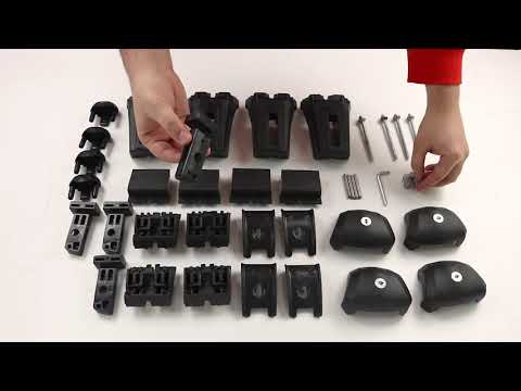 Roof Bars Rack Black Locking fits Ford S-Max 2015- - Summit - My Roof Bars