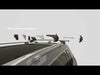 Roof Bars Rack Aluminium Black fits Volkswagen Taigo 2022- For Raised Rails - Summit - My Roof Bars