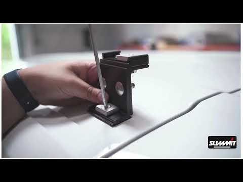 Summit Commercial 2 x Aluminium Fixed Point Roof Bars Rack 1.25m SULC-006 - Summit - My Roof Bars