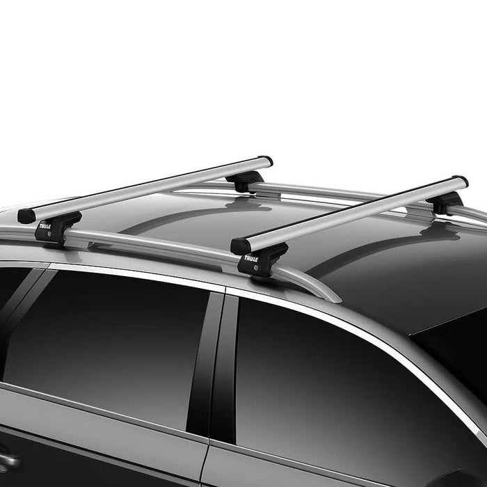 Thule ProBar Evo Roof Bars Aluminum fits Audi A4 Avant 2005-2007 5 doors with Raised Rails - Thule - My Roof Bars
