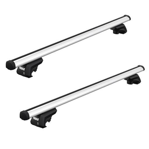 Thule ProBar Evo Roof Bars Aluminum fits Mitsubishi Montero 1999-2006 3 doors with Raised Rails - Thule - My Roof Bars
