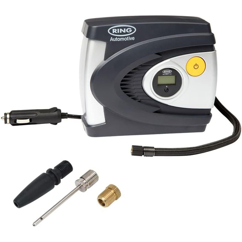 Ring RAC615 12v Car Tyre Digital Air Compressor Inflator Electric Pump 12V