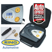 Ring RAC630 12V Digital Air Compressor Wheel Tyre Inflator Pump Psi & Bar + Case - ukcampingandleisure - My Roof Bars