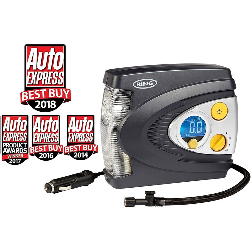 Ring RAC635 12V Tyre Inflator Pump - ukcampingandleisure - My Roof Bars