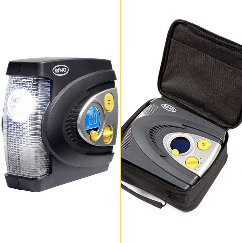 Ring RAC635 12V Tyre Inflator Pump - ukcampingandleisure - My Roof Bars