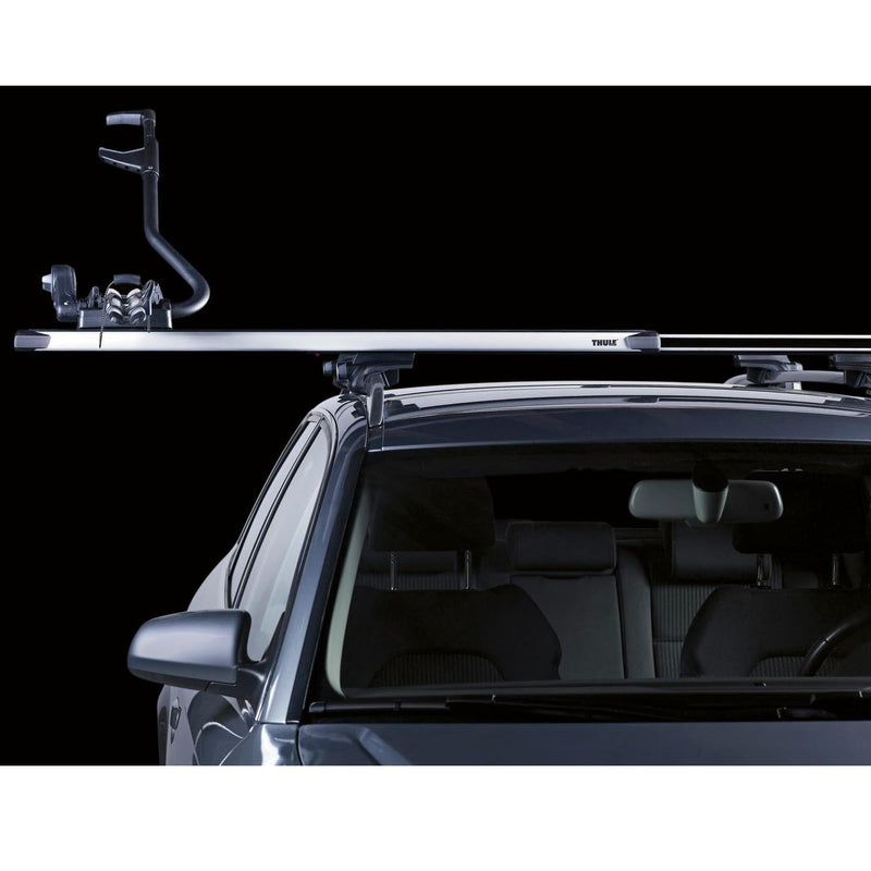 Thule SlideBar Evo Roof Bars Aluminum fits Mercedes-Benz EQB 2022- 5 doors with Raised Rails - Thule - My Roof Bars