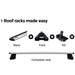 Thule SlideBar Evo Roof Bars Aluminum fits Mitsubishi Triton Double Cab 2015-2023 4 doors with Fixed Points - Thule - My Roof Bars