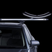 Thule SlideBar Evo Roof Bars Aluminum fits Isuzu D-Max 2020- 4 doors with Normal Roof - Thule - My Roof Bars