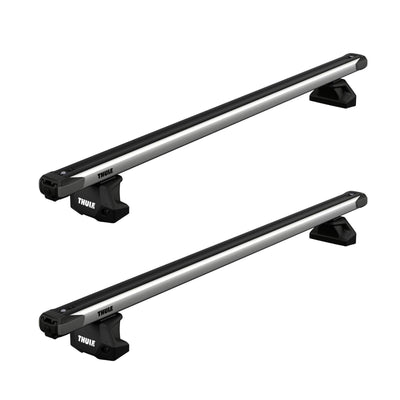 Thule SlideBar Roof Bars for Fiat 500L 2012 onwards (Normal Roof)