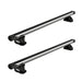 Thule SlideBar Evo Roof Bars Aluminum fits Mitsubishi Triton Club Cab 2016-2023 2 doors with Fixed Points - Thule - My Roof Bars