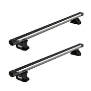 Thule SlideBar Evo Roof Bars Aluminum fits Volkswagen California (T6/T6.1) 2015-2024 4 doors with T-Profile - Thule - My Roof Bars