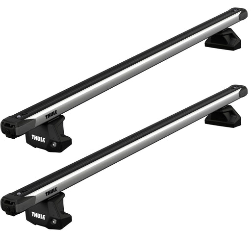 Thule SlideBar Evo Roof Bars Aluminum fits Mitsubishi Triton 2024- 4 doors with Flush Rails - Thule - My Roof Bars