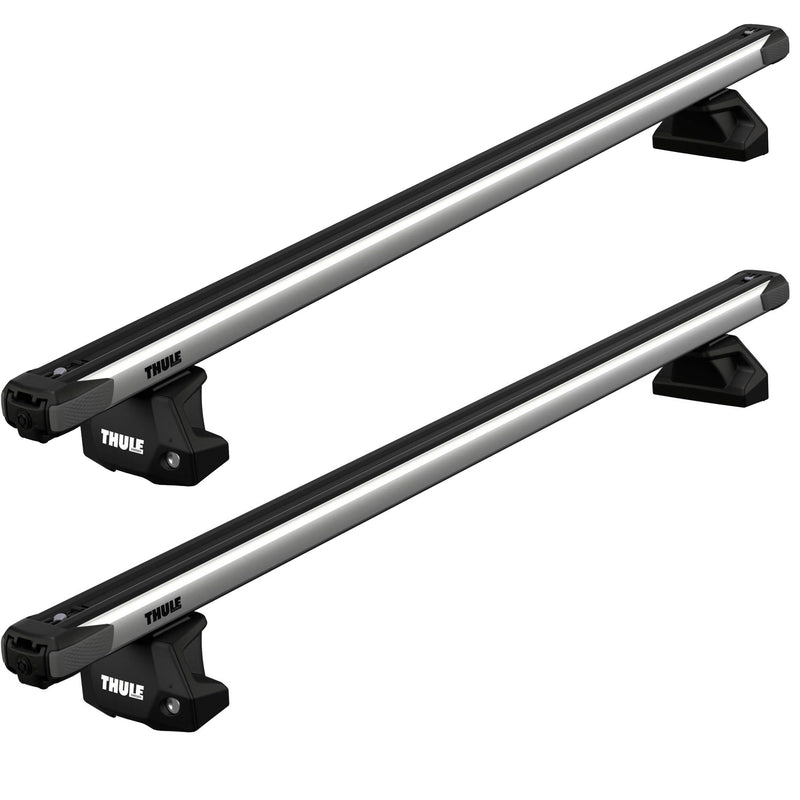 Thule SlideBar Evo Roof Bars Aluminum fits Hyundai Grand Santa Fe 2013-2018 5 doors with Flush Rails - Thule - My Roof Bars