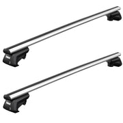 Thule SmartRack XT Roof Bars Aluminum fits Volkswagen Saveiro 2010- 2 doors with Raised Rails - Thule - My Roof Bars