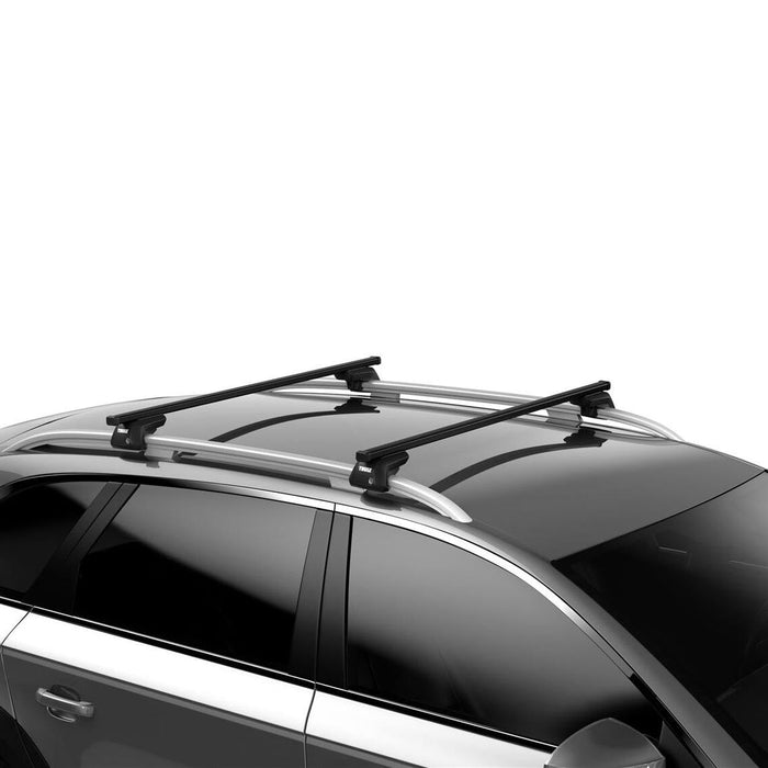 Thule SmartRack XT Roof Bars Black fits Saab 9-5 1999-2012 5 doors with Raised Rails - Thule - My Roof Bars
